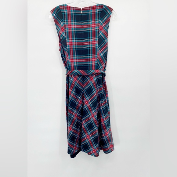 Draper James Georgia Plaid Love Circle Dress Size 8 - Picture 4 of 11
